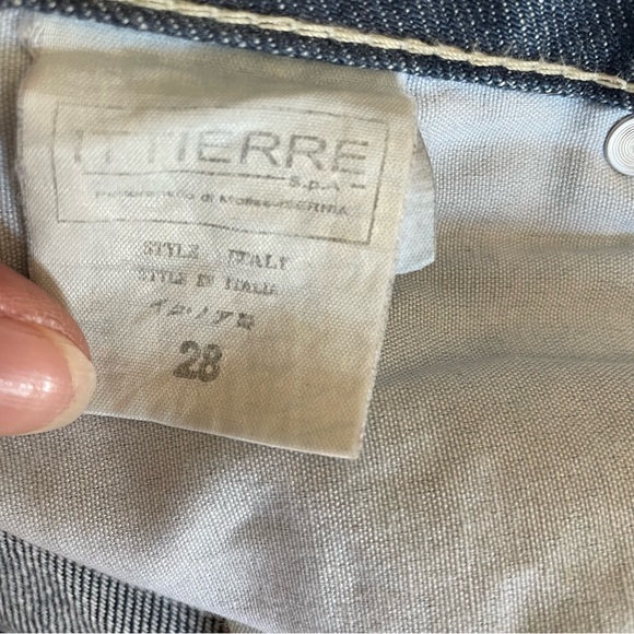 Dsquared2 embroidered native woman cowboy hat button boot cut jean low rise - Picture 12 of 14